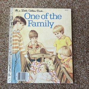 VTG little golden book, One  of the Family, 1983